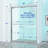 60"W x 75"H Double Sliding Shower Doors  5/16" Tempered Glass  Shower Door-121412606