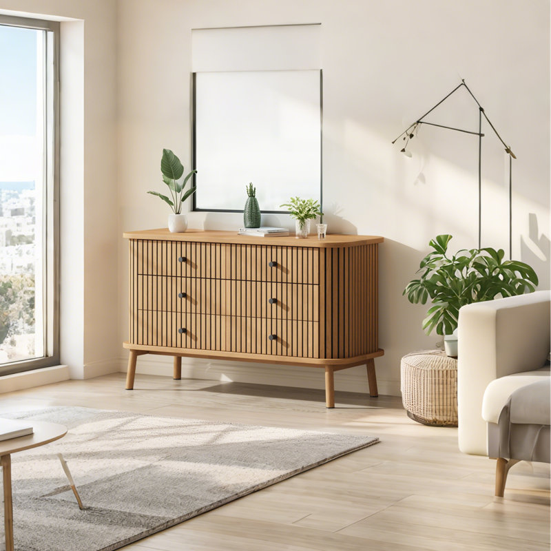 119.9 cm W Chest of 6 Drawers