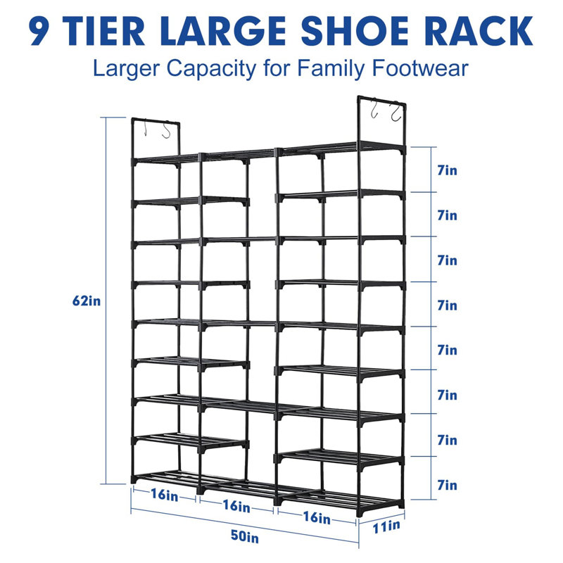 40 Pair Shoe Rack