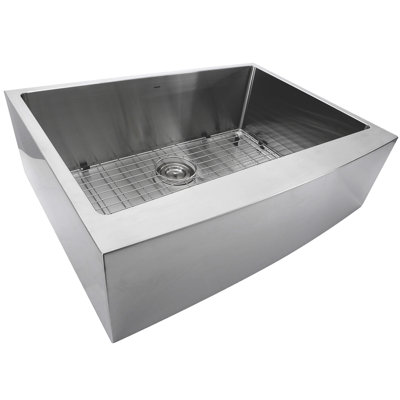 Pro Series 30.12'' L Single Bowl Stainless Steel Kitchen Sink
