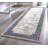 Kampen Abstract Modern Glam Blue Area Rug-92535193