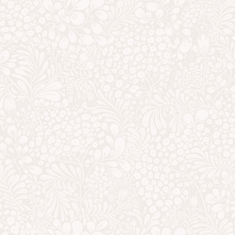 Rouleau de papier peint botanique L 33 pi x l 20,9 po Kopec, Gris clair