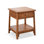 17.72" Brown Solid Wood Rectangular Coffee Table
