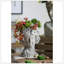 Pot de fleurs mural en ciment