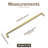 12 3/5" Center to Center Bar Pull Multipack-Brushed Gold-124322329-122099554