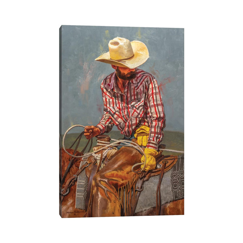 Tight And Ready by Mark McKenna - Painting on Canvas, Wrapped Canvas, 66.04cm H x 45.72cm W x 3.81cm D