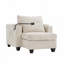 Canapé-lit 37,4 po Canapé-lit Corduroy avec ports USB-781416053