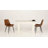 Catrese 17'' H Faux Leather Upholstered Metal Side Chair