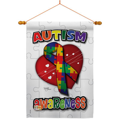 Double Sided 40'' H x 28'' W Polyester Flag Set