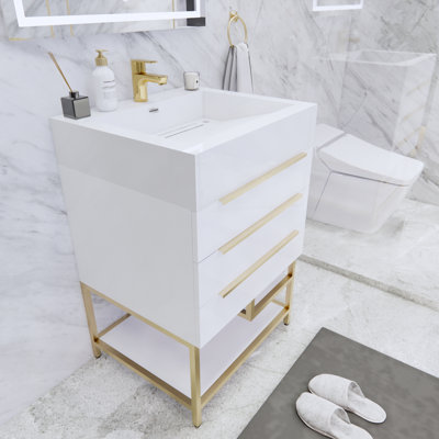 Ensemble de meuble-lavabo simple 24 po Glasgow
