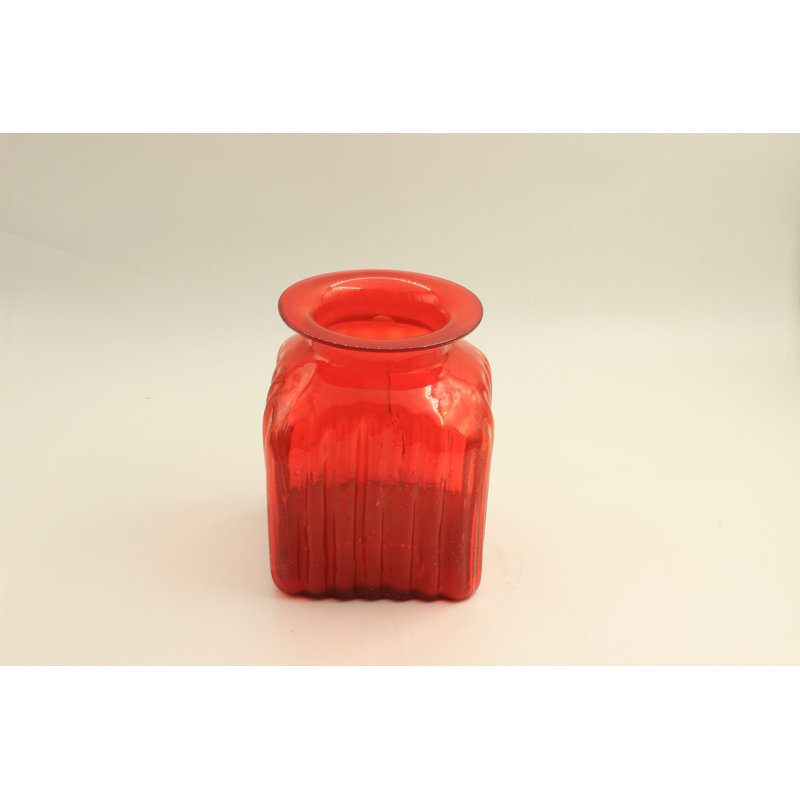 Glass Jar, 13" H x 6" W x 7" D