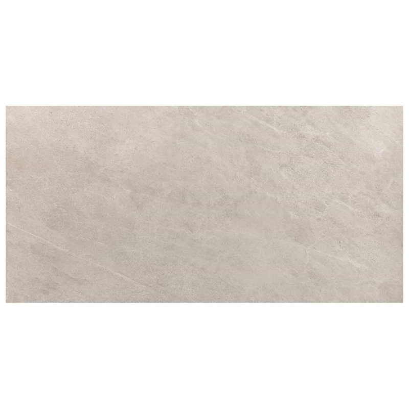 Era 12x24 Matte Limestone Look Porcelain Tile, Linen White