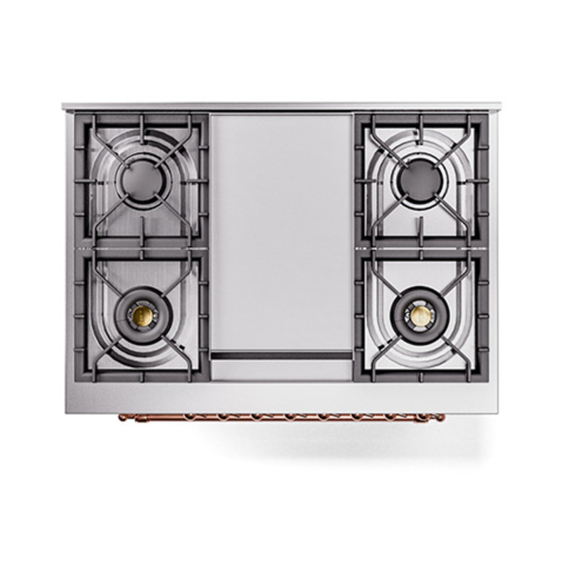 ILVE Nostalgie II Noblesse 36 inch Dual Fuel Range, Natural Gas, Copper
