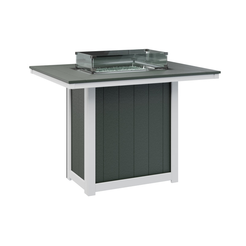 Foyer de table rectangulaire 54 po Berlin Gardens Donoma, Coquillage, H 38,87 po x l 53,87 po x P 41,37 po