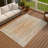 Machine Washable Indoor/Outdoor Masuda ACN2309 Abstract Rug-792641119
