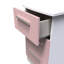 Fully Assembled Letoya Manufactured Wood Bedside Table-618299949