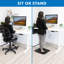 Bureau debout électrique à deux moteurs avec plateau 48 po Mount-It Ultimate-685990131-685990130