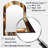 Aged Barrel Universes II - Abstract Asymmetrical Large Mirror, Modern Arch Decorative Wall Mirror, Printed Metal Art-99719935