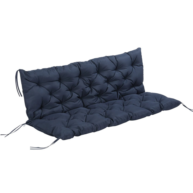Coussin de siège et de balançoire d'extérieur à 3 places, coussin de remplacement pour balancelle et canapé d'extérieur