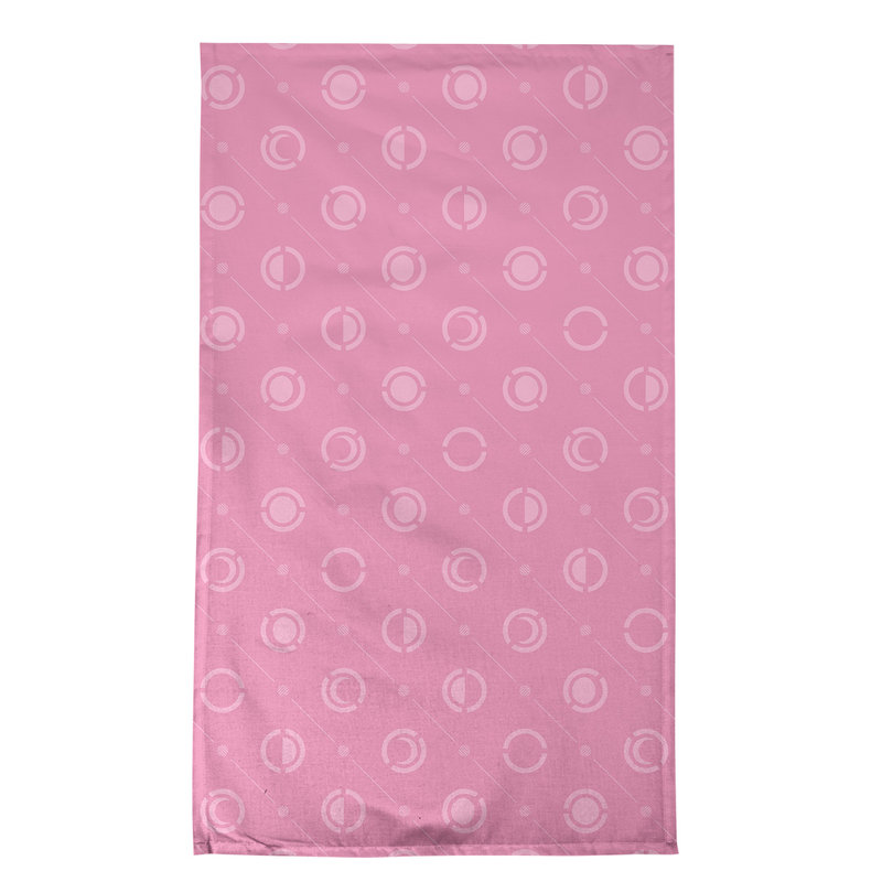 Torchon Moon phases, Melon d'eau, Croisé en coton