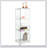 Modern Glass Display Cabinet with LED lights, Quick-assembly Antique Cabinet, Tempered Glass Bookshelf, Suitable for Living Room and Bedrooms, 1-door 3-shelf-508352414