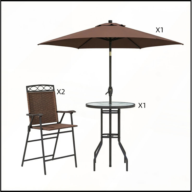 Ensemble de meubles de conversation pour l'extérieur Chic