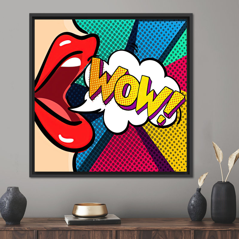 Print on Canvas, 90 cm H x 90 cm W, Framed Print without Mat, Black
