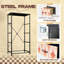Commode 4 tiroirs verticale avec tiroirs en tissu Art Déco