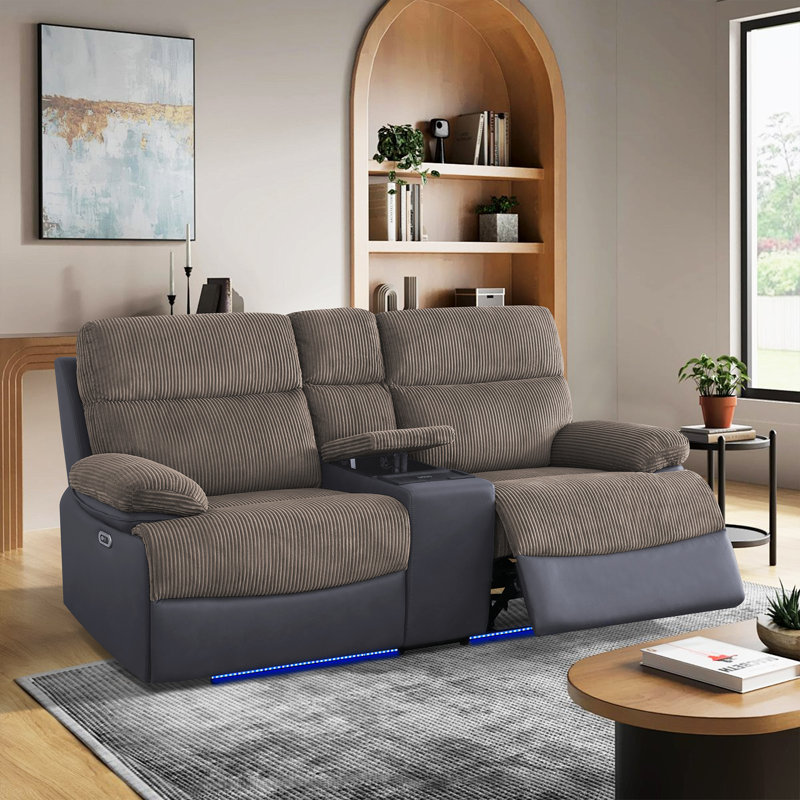 La causeuse inclinable électrique avec lumières DEL Kodiak