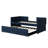 Daybed with Trundle and 3 Storage Drawers-754042249