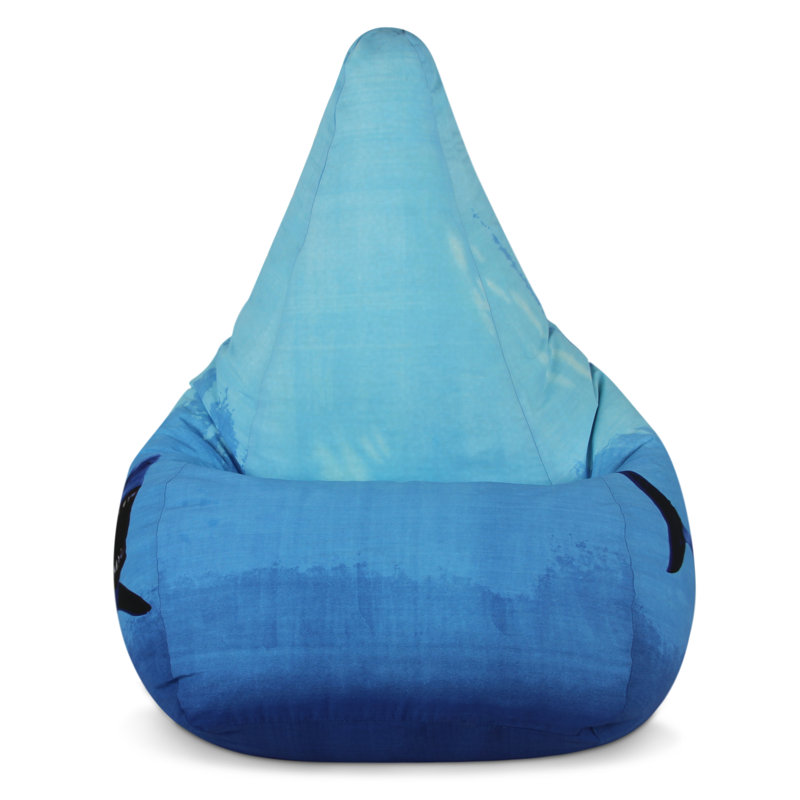 American Furniture Alliance Adult Bean Bag Chair, Sea Blue 