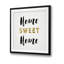 « home doux home », art textuel encadré-32510601-40496663