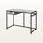 Geneva 1-Drawer White Finish Computer Desk With Black Metal Leg , 29.76" H X 42" W X 19.83" D