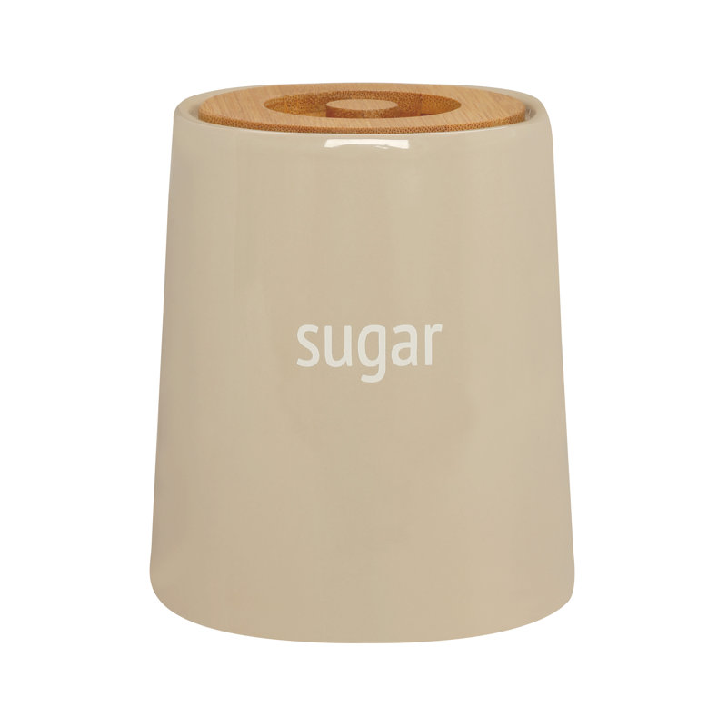 Revel Ceramic / Porcelain Jar, Beige