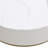 Modern Round Coffee Table with Drawers, Marble Table with Storage, Coffee Table