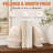 Set of 2 Natural Marble Dome-shaped bookends