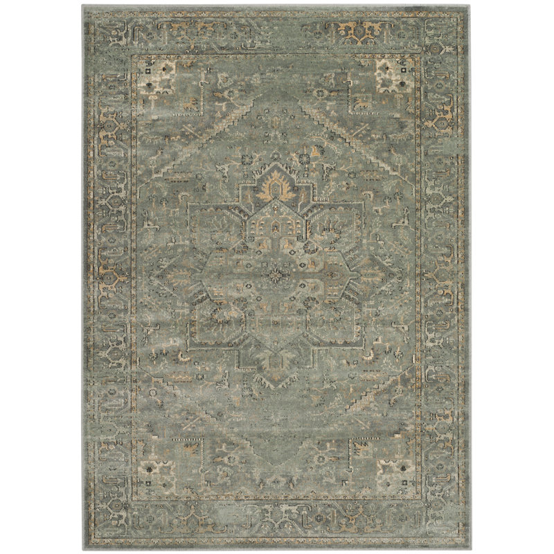 Batchtown Oriental Cotton Hand Woven Area Rug, Rectangle 99 x 170cm