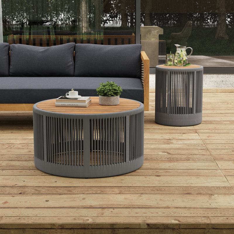 Ensemble de table Keyes, Gris