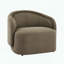 Chaise d'appoint courbée Amanda - Coussin moelleux intégré-1247884084