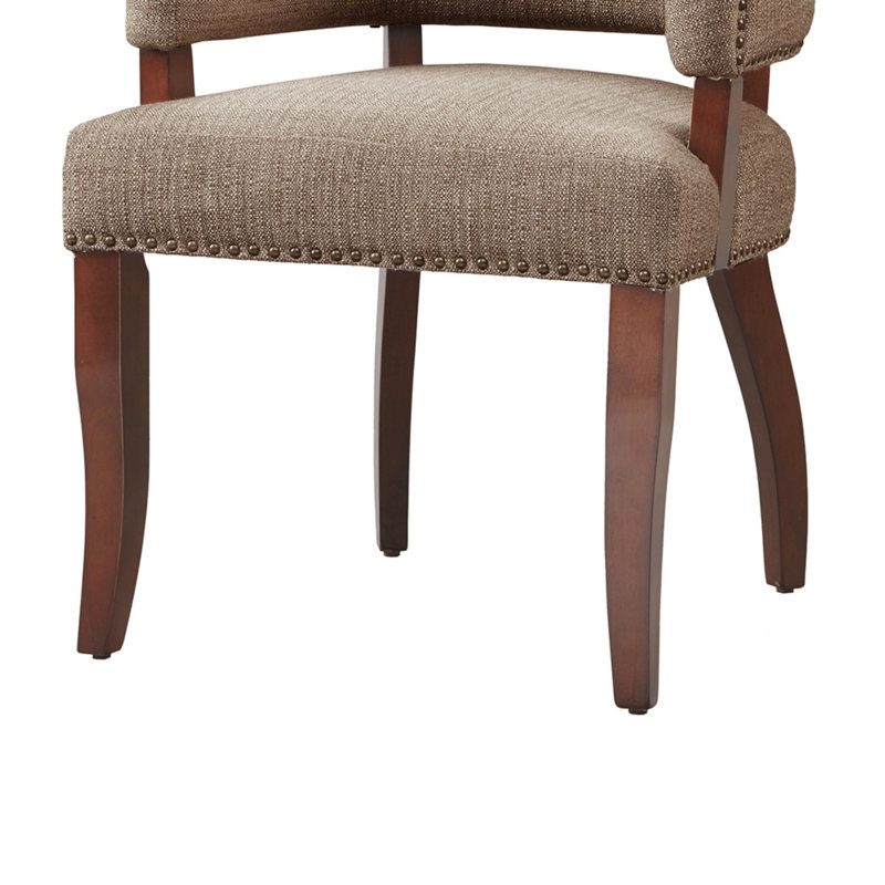 Chaise avec accoudoirs, Brun