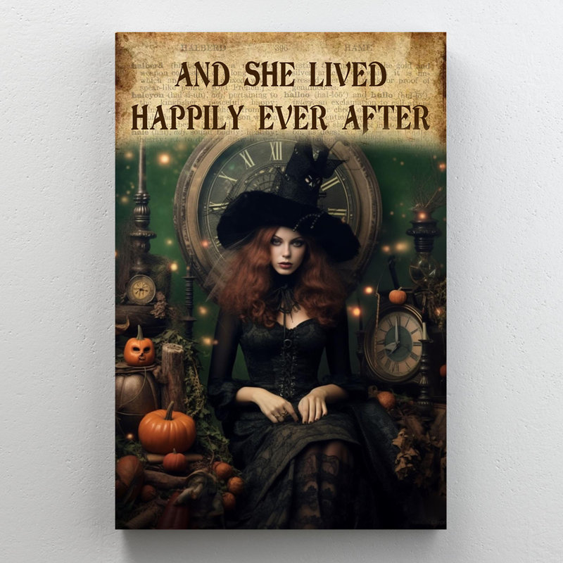 Beira Witch Happily Ever After, H 14 po x l 11 po x P 1,25 po