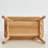 Natural Solid Oak Shoe Bench with Coat Rack - Mid-Century Modern Entryway Storage