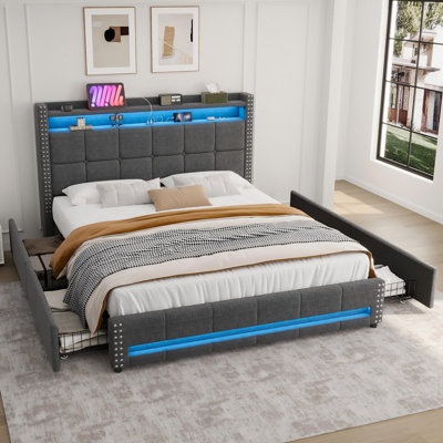 Upholstered Storage Bed