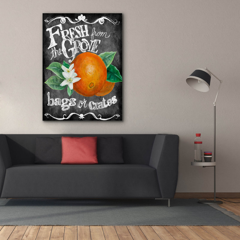 «Fresh From The Grove» par Art Licensing Studio, art mural sur toile, H 54 po x l 40 po x P 1,5 po