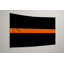 Drapeau de la ligne orange mince — Drapeau