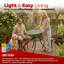 Yaiza Round Metal Outdoor Bistro Table With Umbrella Hole , 177.8cm cm W 177.8cm cm D