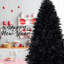 Arbre de Noël 6 pi avec 350 lumières DEL, arbre artificiel 1460 pointes PE + PVC pour décoration d'Halloween et des Fêtes, structure à charnières avec support en métal stable-1545481688