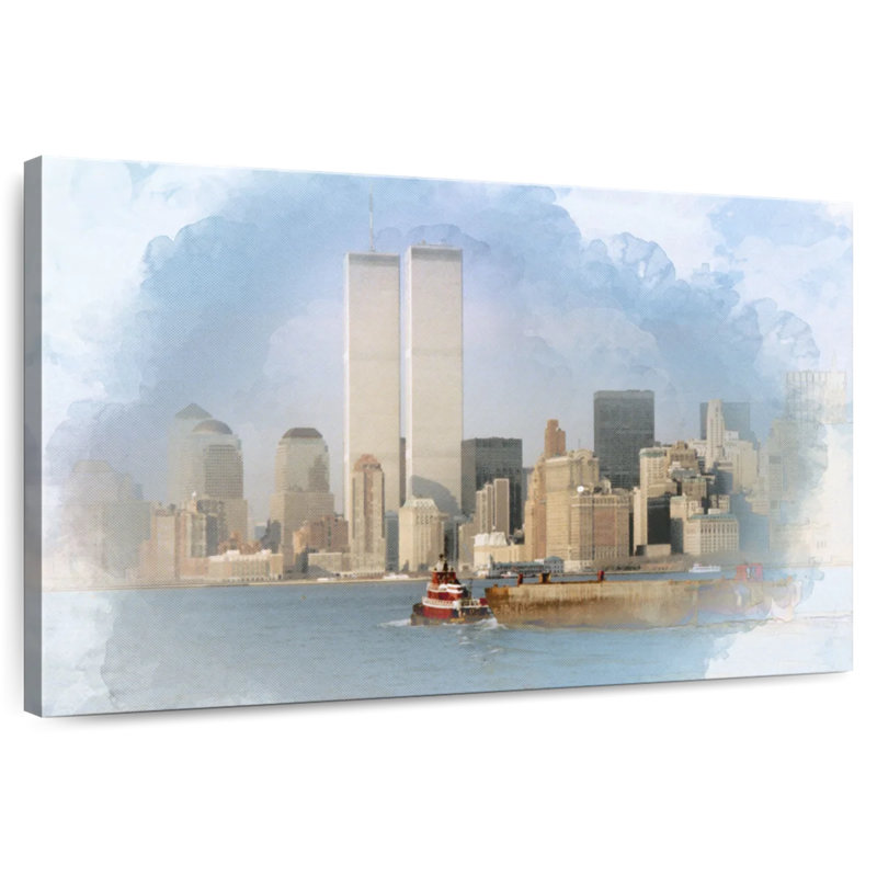 World Trade Center, H 16 po x l 24 po
