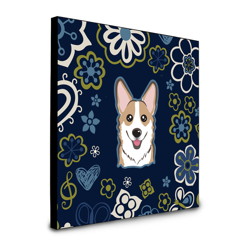 Bissell Animals Framed Art, Brown Corgi