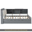 Lit plateforme avec rangement-109701289
